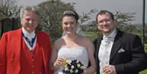Wedding Toastmaster Bride and Bridegroom ( groom ) 