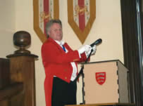 Richard Palmer toastmaster for the Essex County Council annual reception