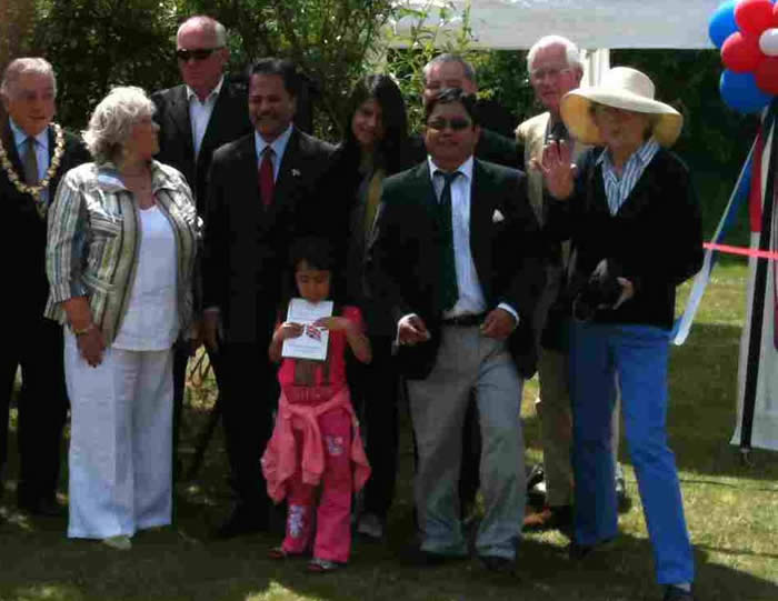 The Tang Ting Twinning Association Fete at Wimbish with the Ambassidor of Nepal and The Band of the Brigade of Gurkhas