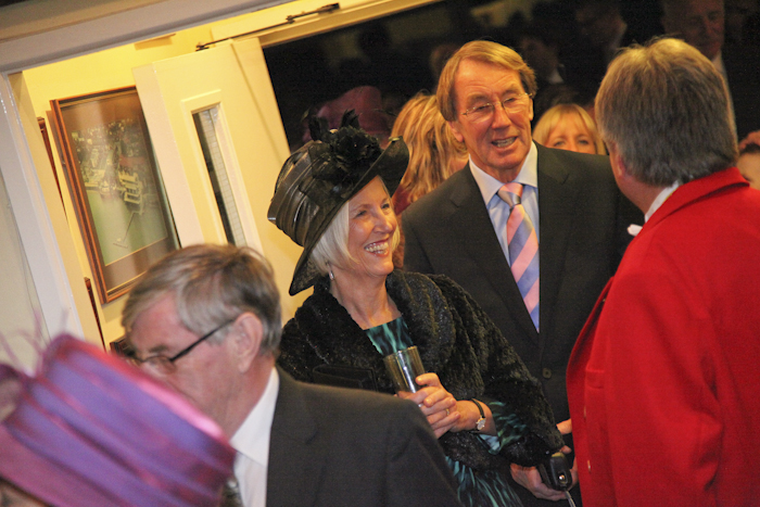 Wedding toastmaster Essex during receiving line at the Royal Corinthian Yacht Club, Burnham on Crouch