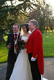 Richard Palmer Toastmaster at a wedding at the Fennes Estate in Essex 